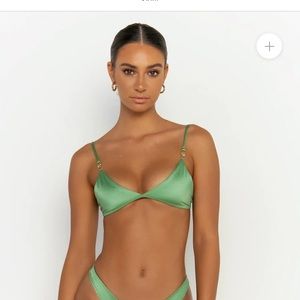 Sommer swim green bikini top XS